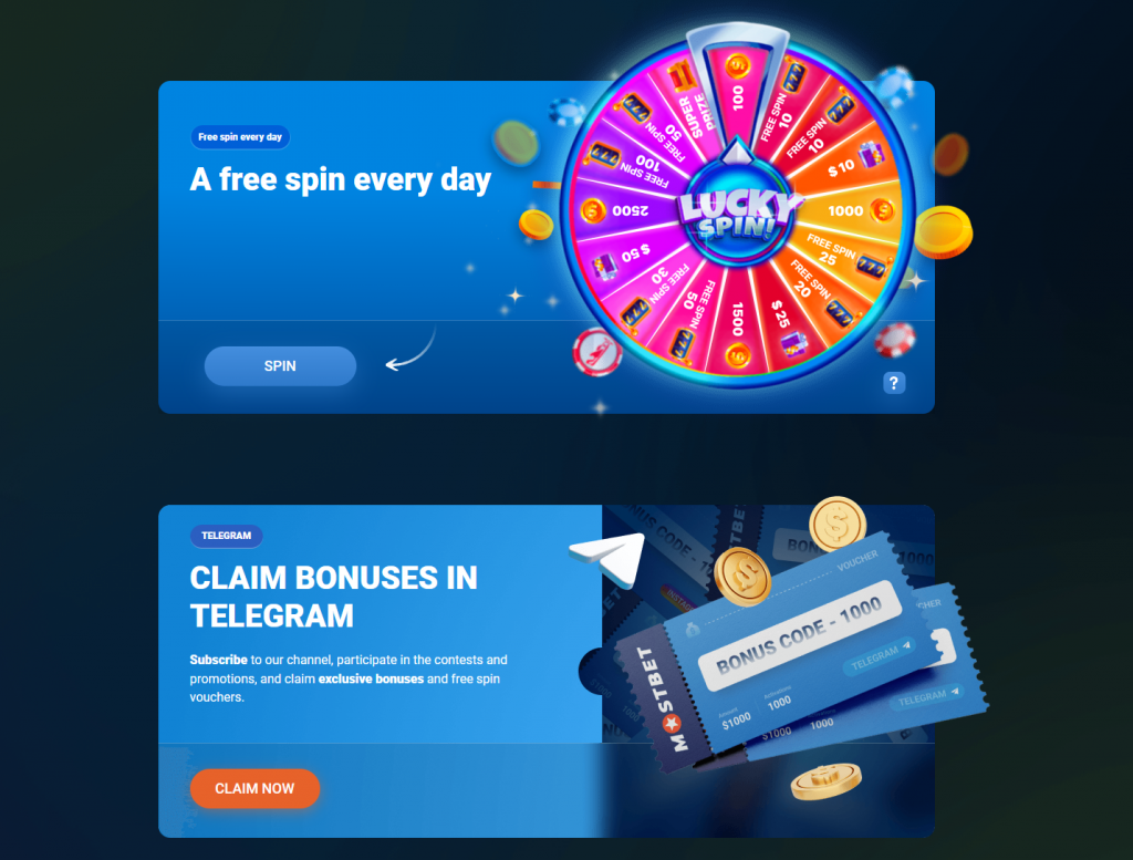 mostbet bonus olish